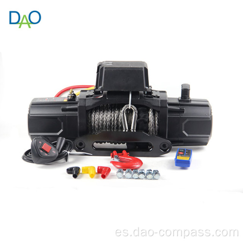 12000lbs impermeable cuerda sintética 4x4 cabrestante eléctrico 12V